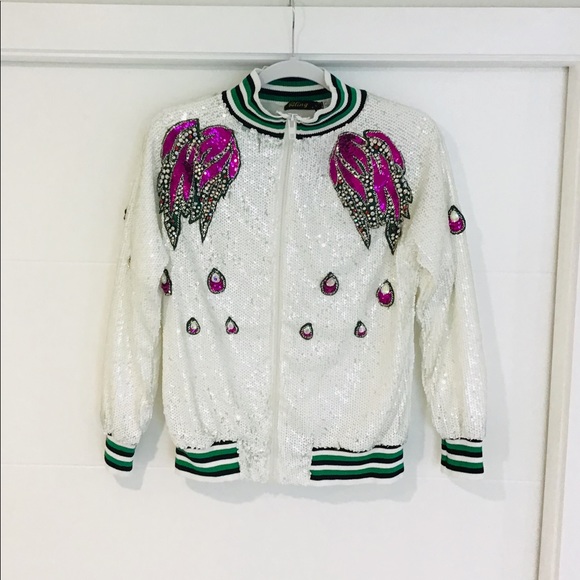 Bling Jackets & Blazers - 🆕 Stunning Bling Sequins Jacket S ✨